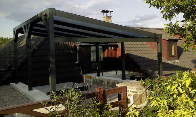 samonosná zahradní pergola